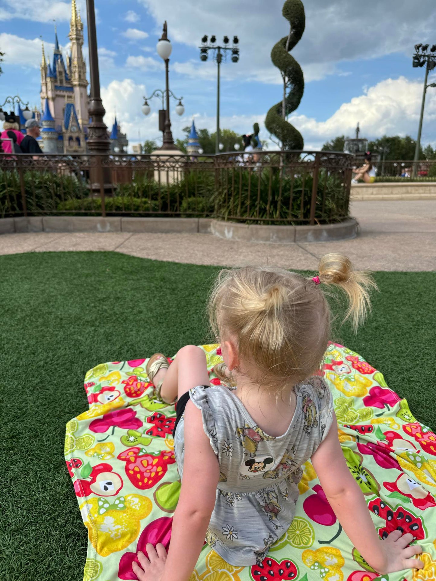 Summer Snacks Swaddle Blanket