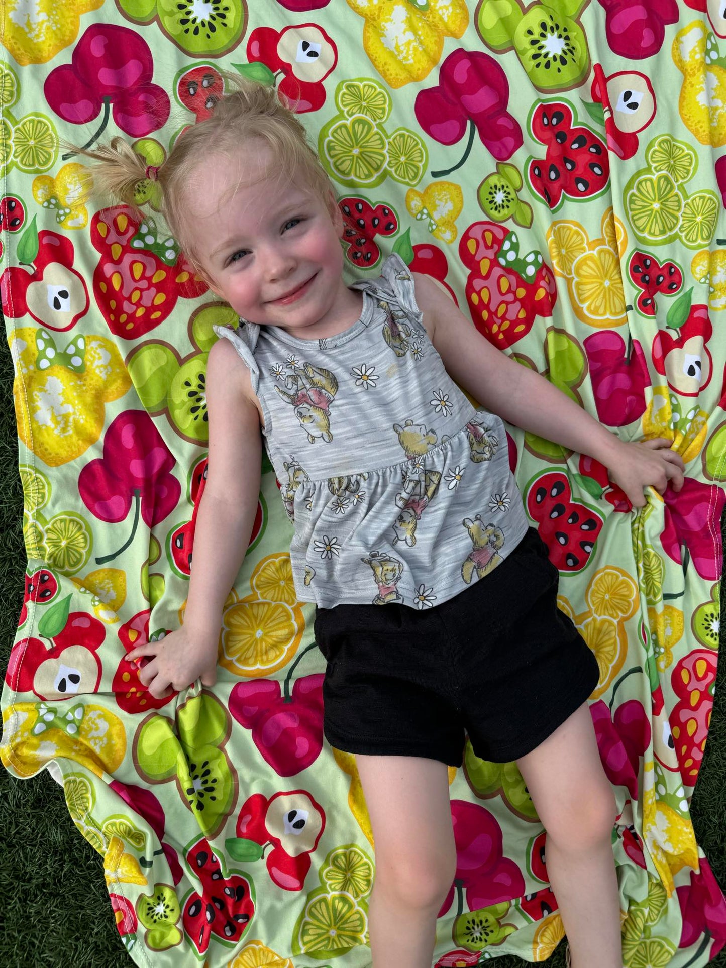 Summer Snacks Swaddle Blanket