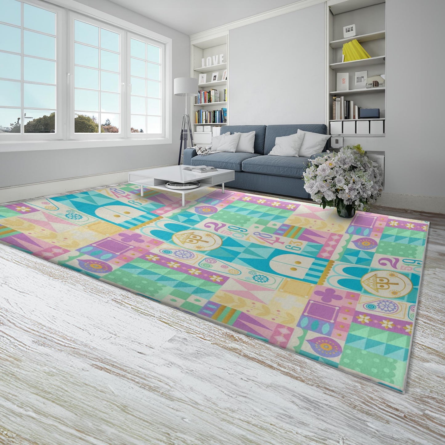 It's a Small World Rug, Area Rug