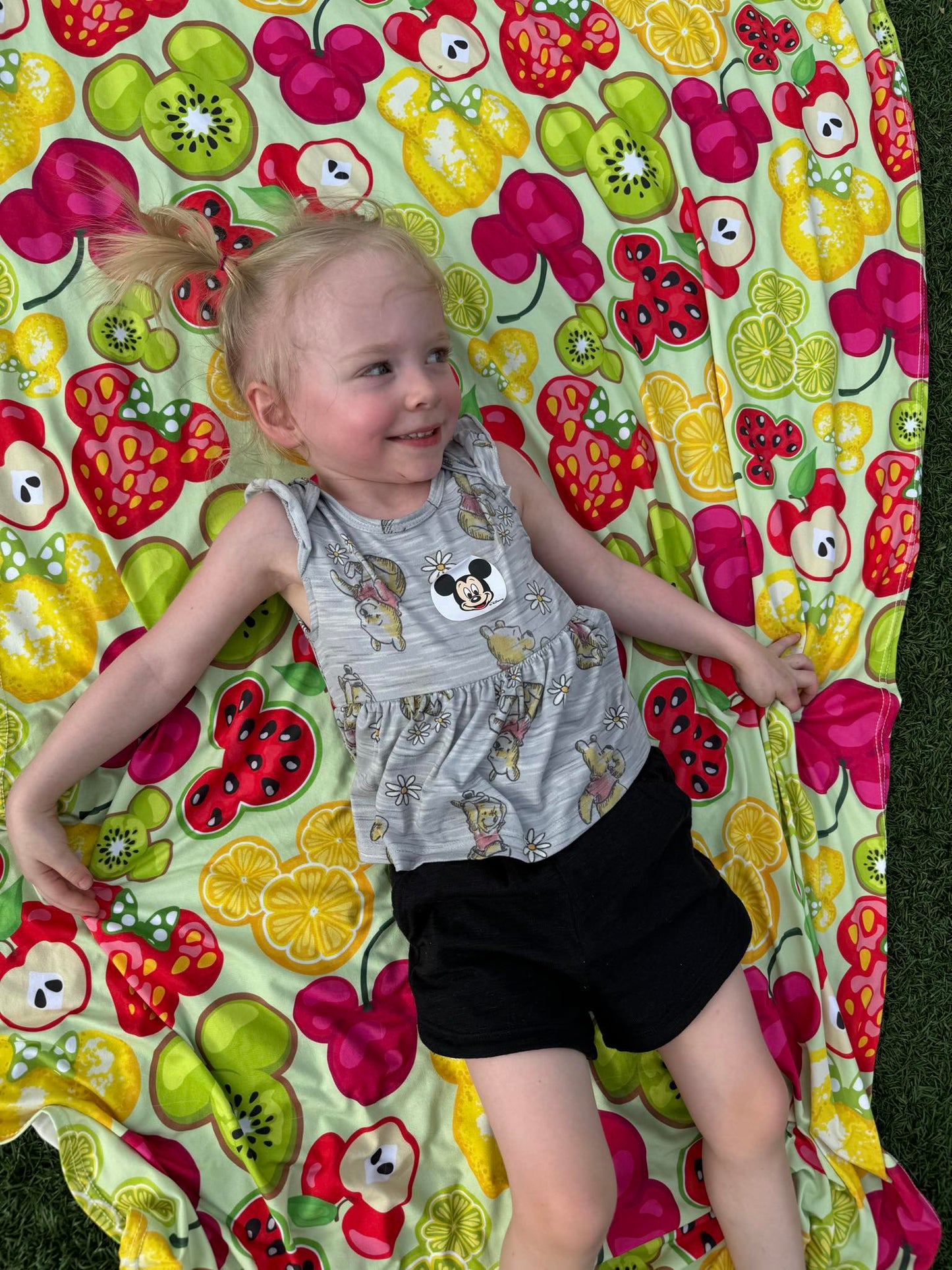 Summer Snacks Swaddle Blanket