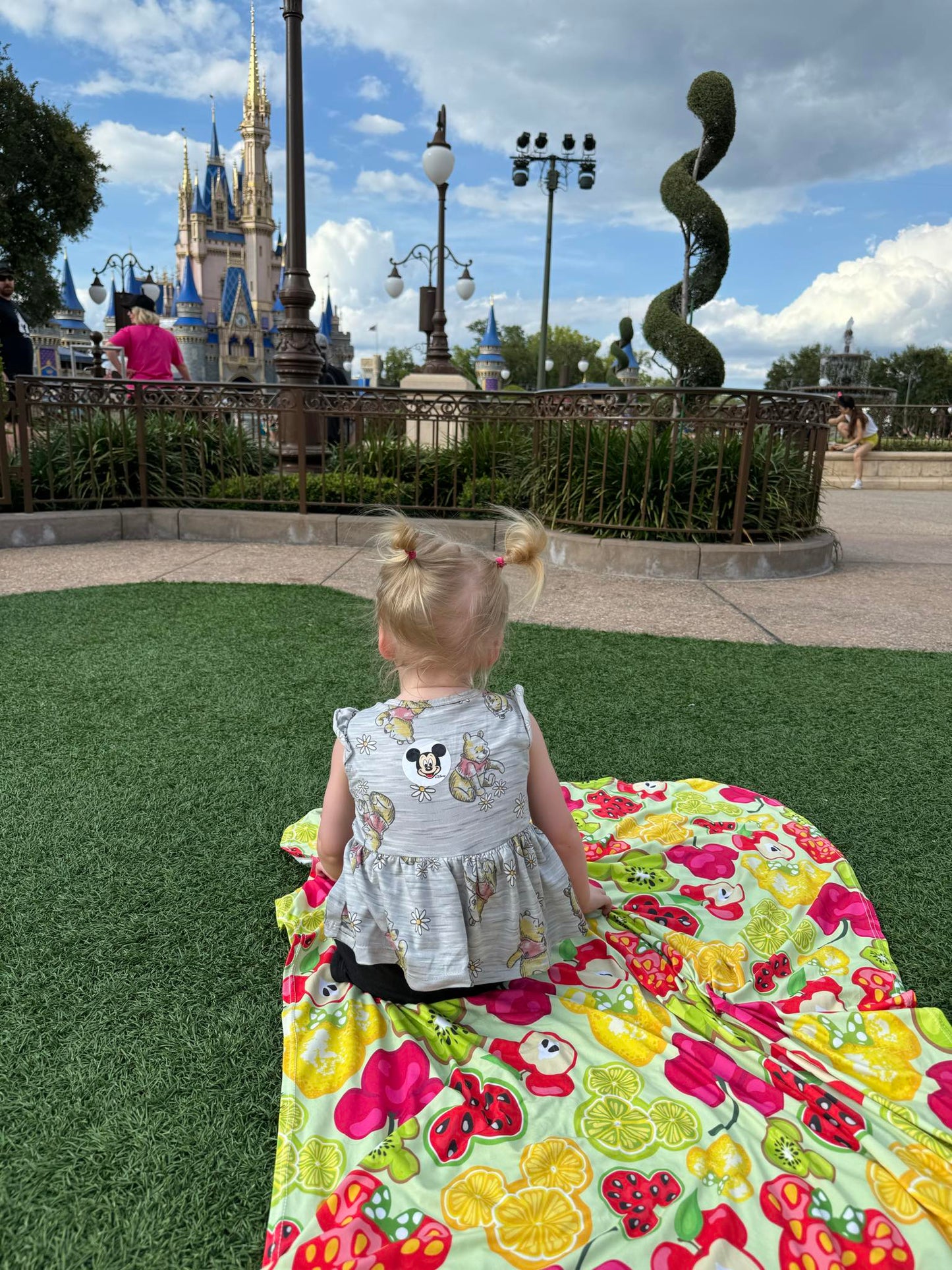 Summer Snacks Swaddle Blanket