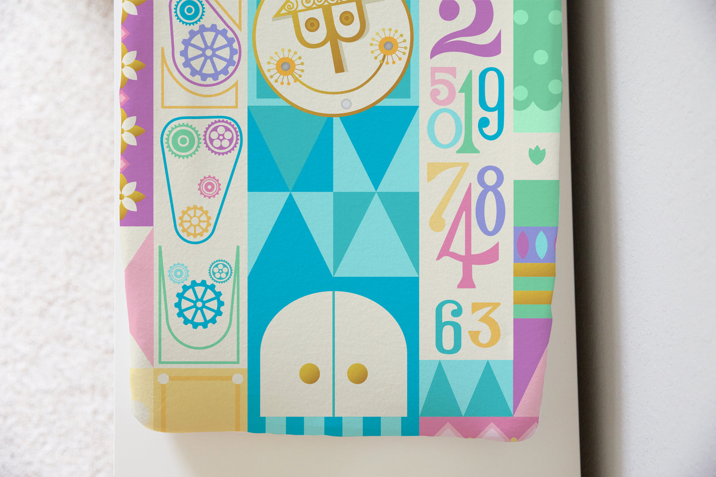 It's a Small World Changing Pad Cover