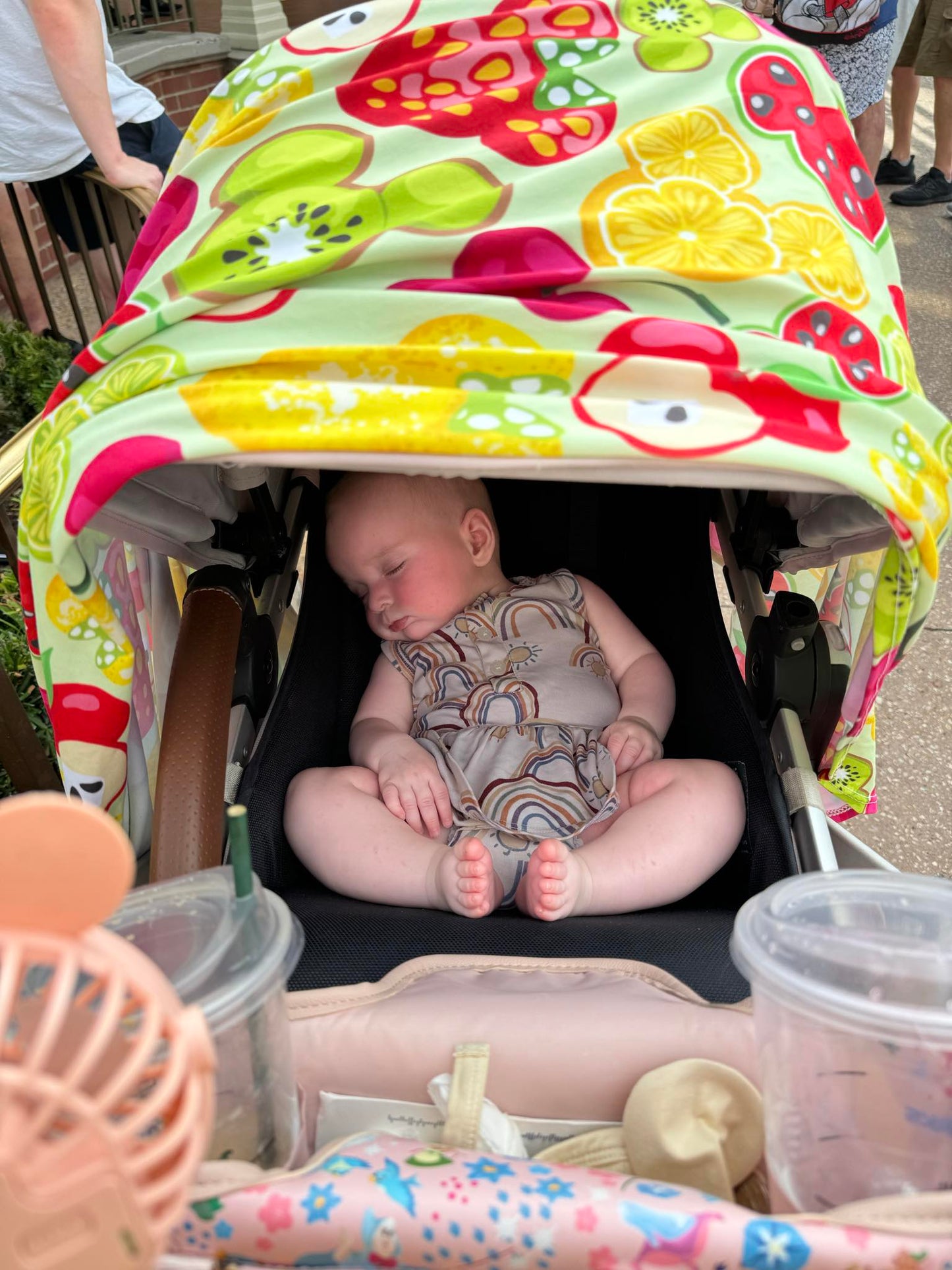 Summer Snacks Swaddle Blanket