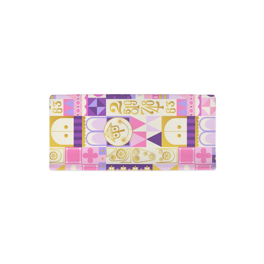 Pink It's a Small World Changing Pad Cover