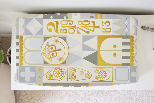 It's a Small World Changing Pad Cover