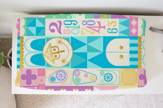 It's a Small World Changing Pad Cover