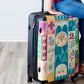 It's a Small World Stained Glass Suitcase Carry On Luggage