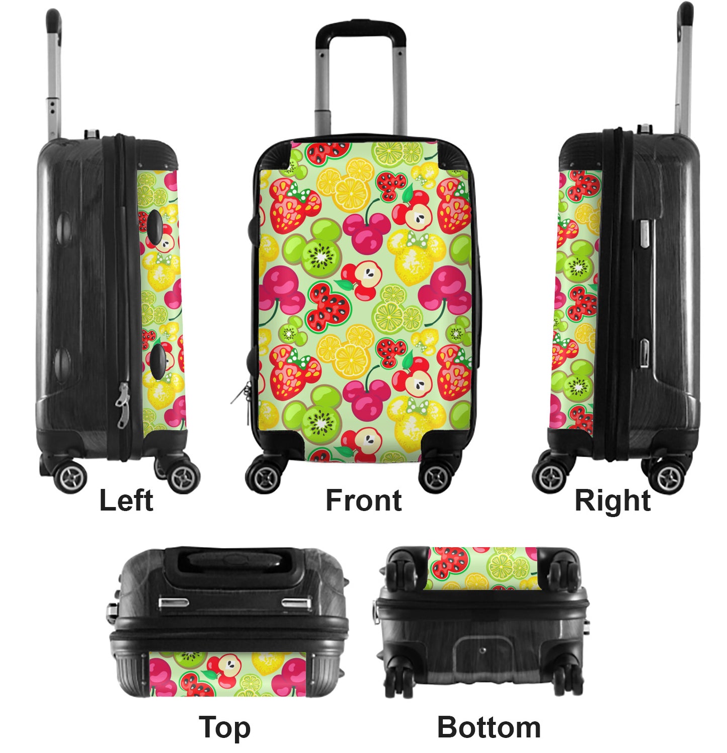 Mickey Summer Fruit Suitcase Carry On Luggage