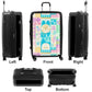 Pastel It's a Small World Suitcase Carry On Luggage